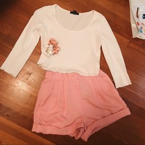 High waisted vintage shorts